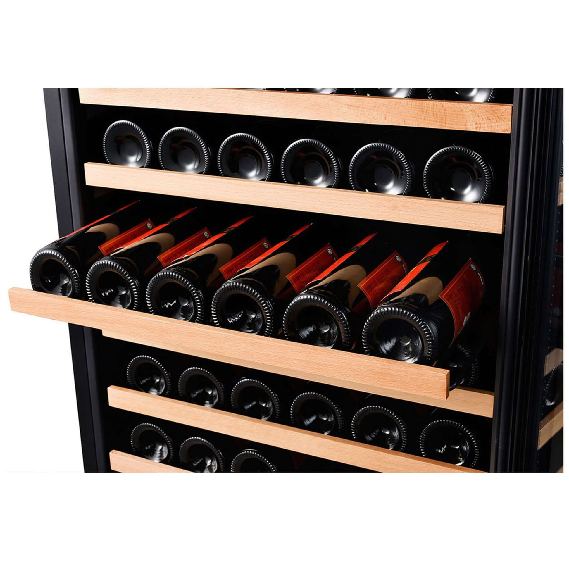 Smith & Hanks 166 Bottle Dual Zone Stainless Steel Wine Refrigerator