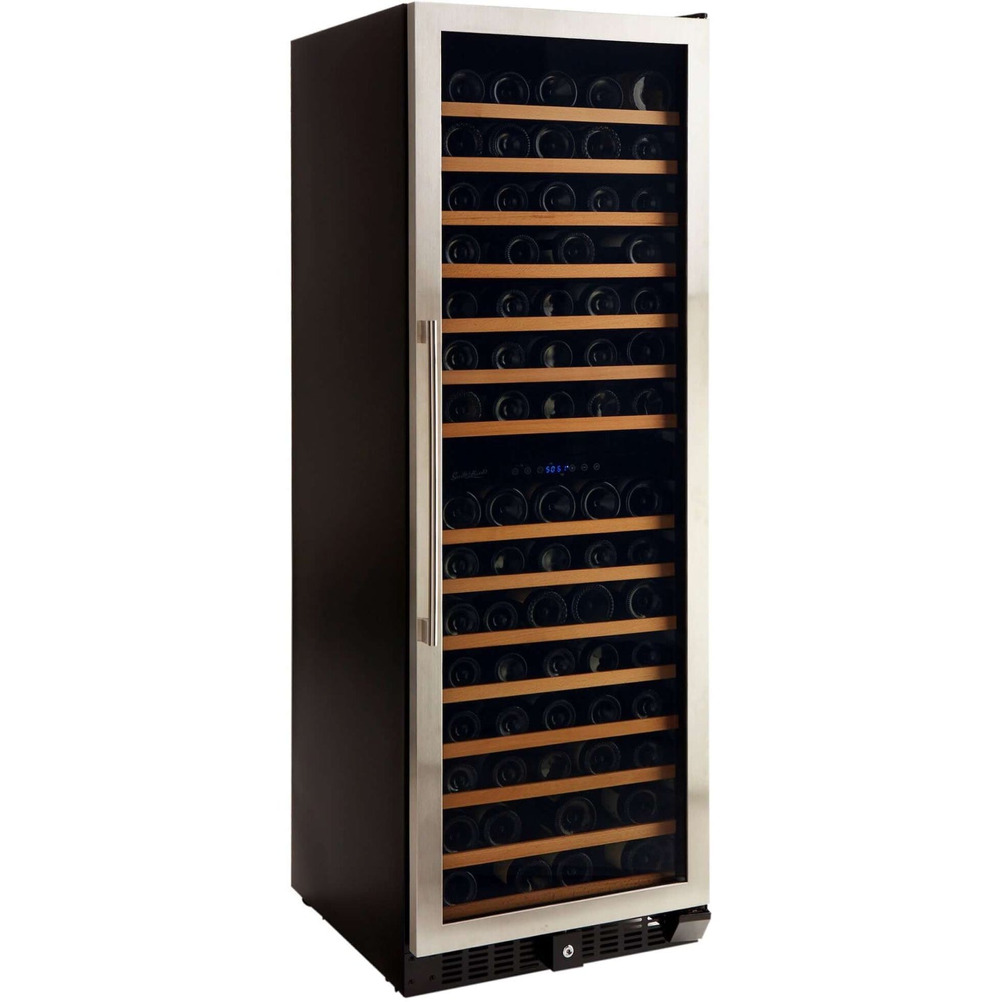 Smith & Hanks 166 Bottle Premium Dual Zone Stainless Steel Wine Refrigerator