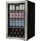 Danby 4.5 cu. ft. Free-Standing Beverage Center in Stainless Steel