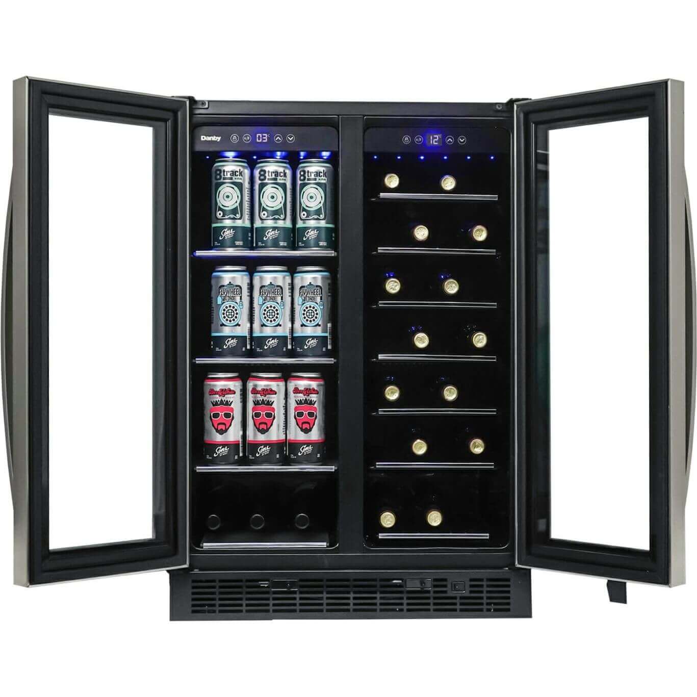 Danby 5.2 cu. ft. Built-in Beverage Center in Stainless Steel
