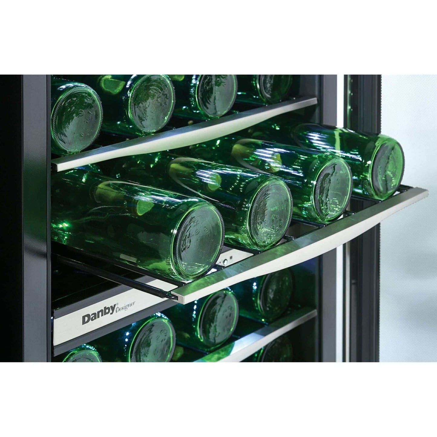 Danby 38 Bottle Free-Standing Wine Cooler in Stainless Steel