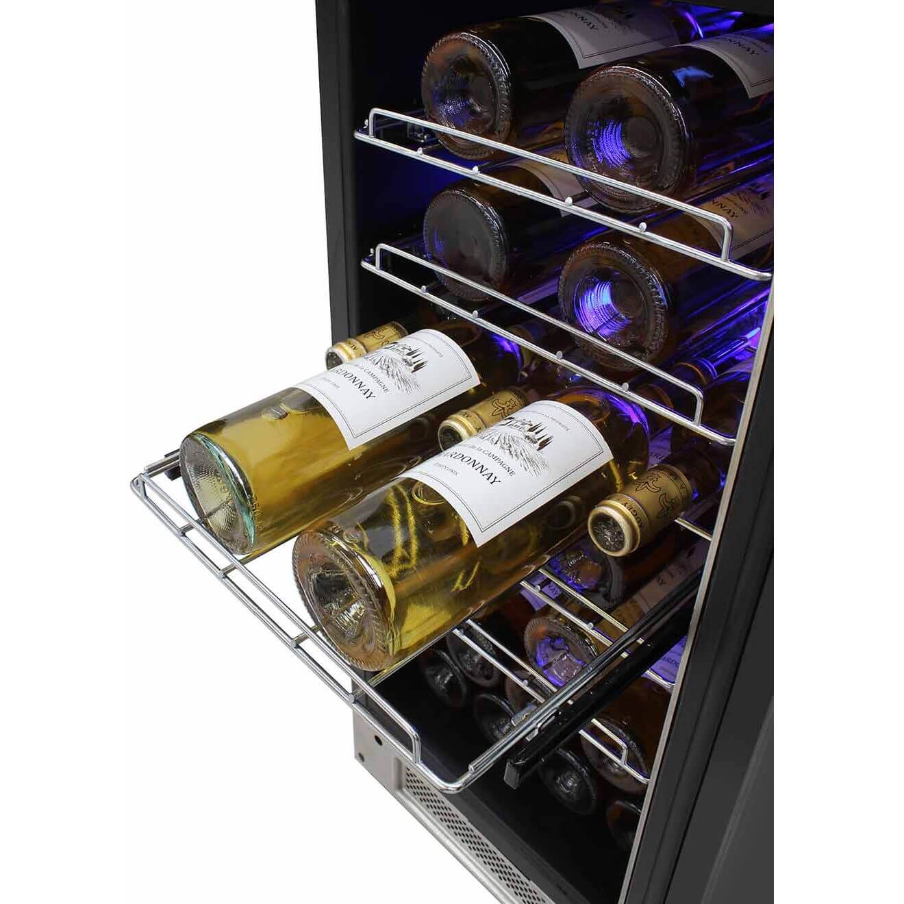 Vinotemp 32-Bottle Single-Zone Wine Cooler, Stainless