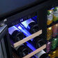 Empava 24" Dual Zone Wine Cooler & Beverage Fridge BR03D