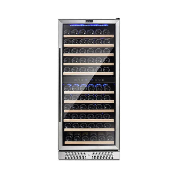 Empava WC06D Wine Refrigerator 55 Tall Dual Zone Wine Fridge
