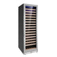 KingsBottle Upright Single Zone Large Wine Cooler With Low-E Glass Door- Stainless Steel Trim
