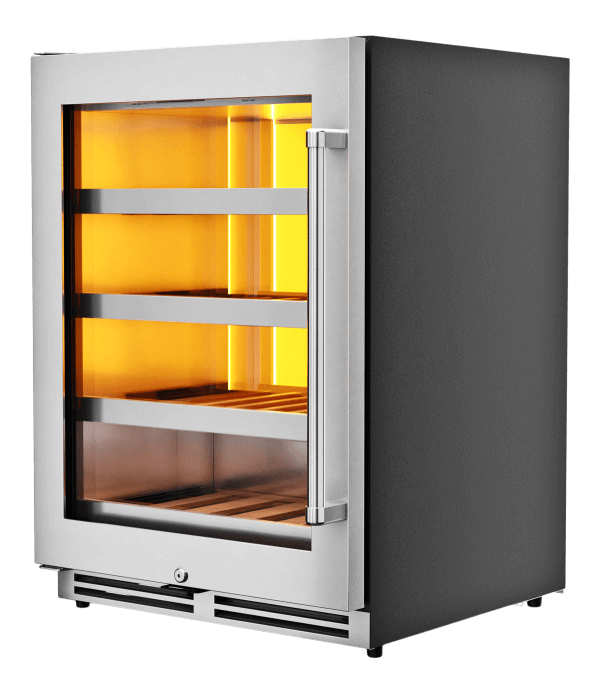 Thor Kitchen 24-Inch Single Zone Wine Cooler, Left Swing, 45 Wine Bottle Capacity – Model TWC24UL-LH