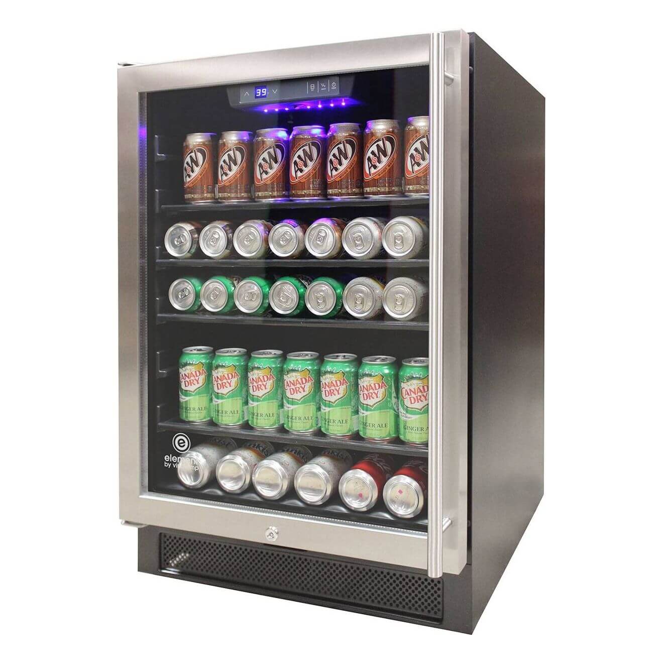 Vinotemp Connoisseur Series 46 Single-Zone Beverage Cooler (Left Hinge)