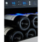 Allavino 47" Wide FlexCount II Tru-Vino 256 Bottle Dual Zone Stainless Steel Side-by-Side Wine Refrigerator