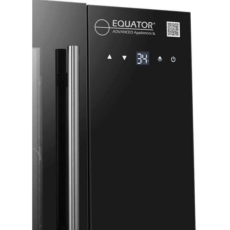 EQUATOR 1.4 CU.FT. 46 CAN BLACK CAN REFRIGERATOR FREESTANDING/BUILT IN