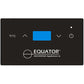 EQUATOR 3.6” INCHES DIAMETER BLACK SINGLE BOTTLE CHILLER WITH TOUCH CONTROLS 110V/DC12V