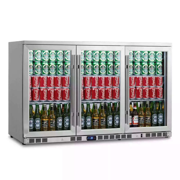 KingsBottle 53 Heating Glass 3 Door Large Beverage Refrigerator