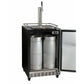 Kegco 24" Wide Single Tap Stainless Steel Commercial Built-In Right Hinge Digital Kegerator with Kit