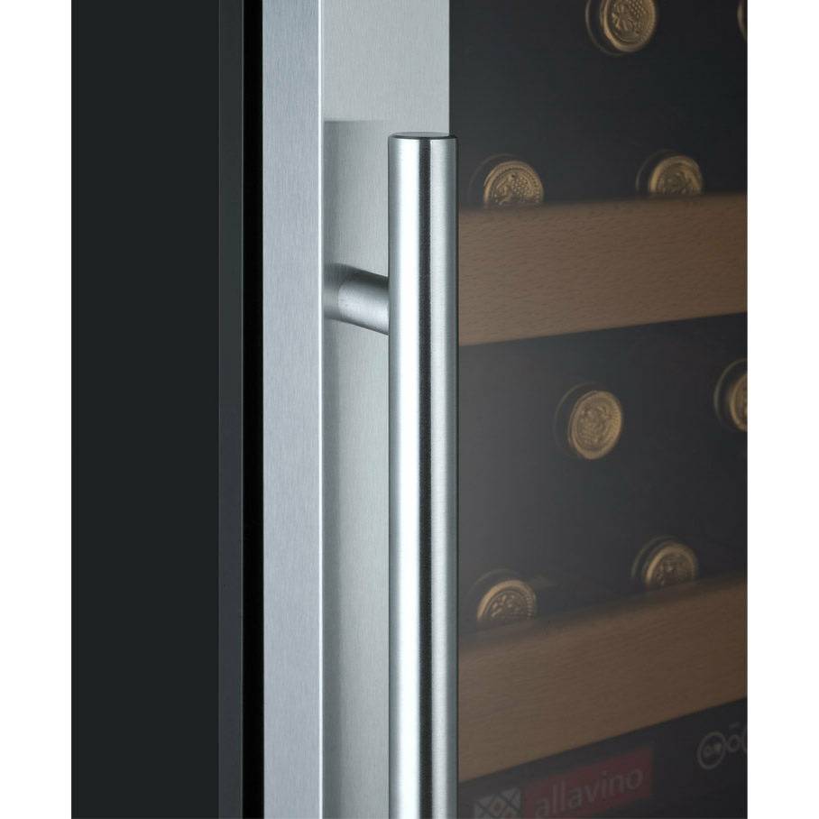 Allavino 24" Wide Vite II Tru-Vino 99 Bottle Dual Zone Stainless Steel Right Hinge Wine Refrigerator