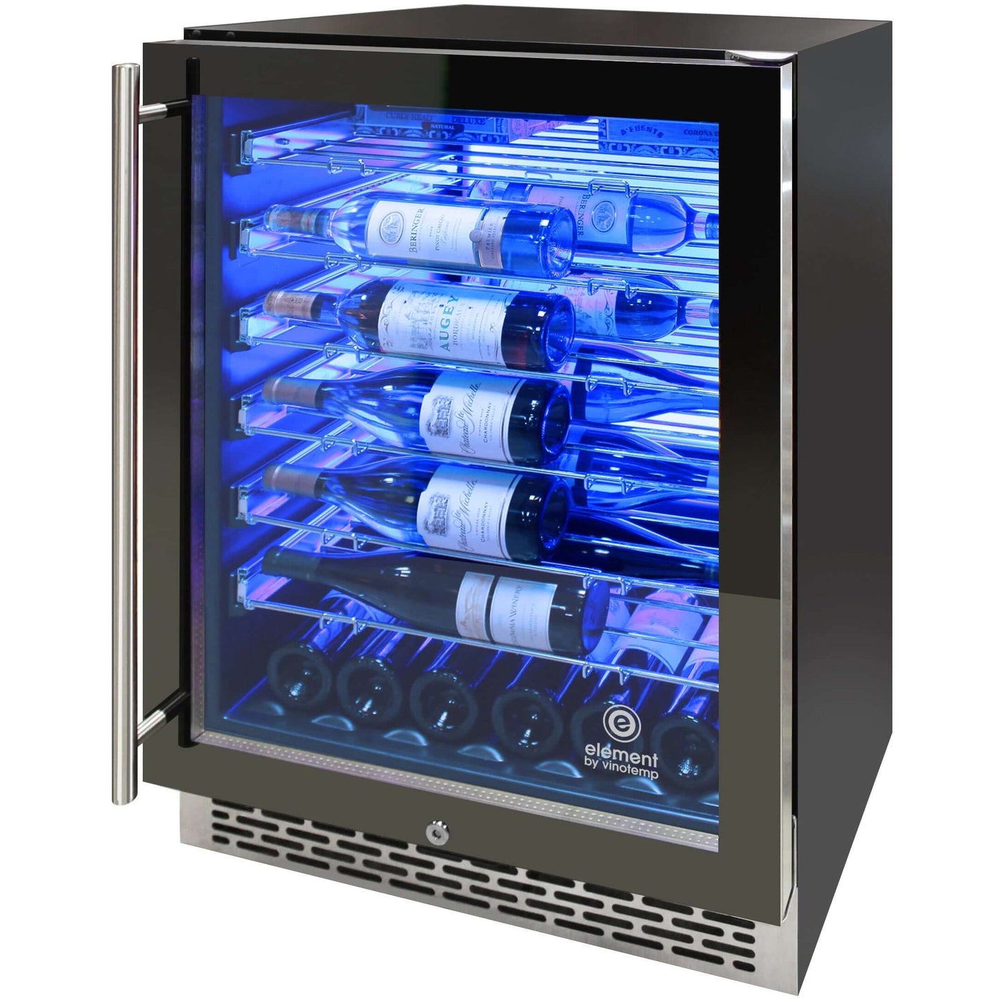 Vinotemp Private Reserve Series 41-Bottle Backlit Panel Commercial 54 Single-Zone Wine Cooler