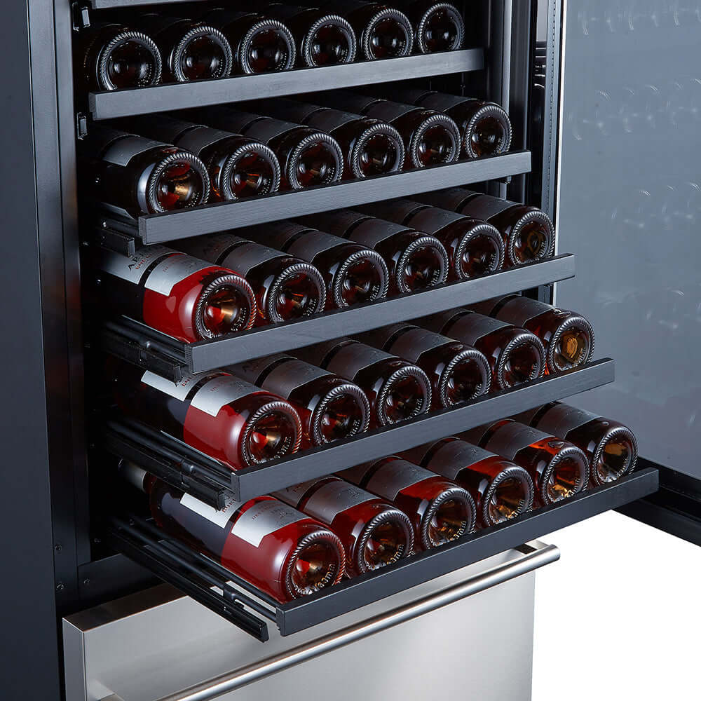 Forno 24” Azienda Dual Zone 108 Bottles Wine Cooler • FWCDR6628-24
