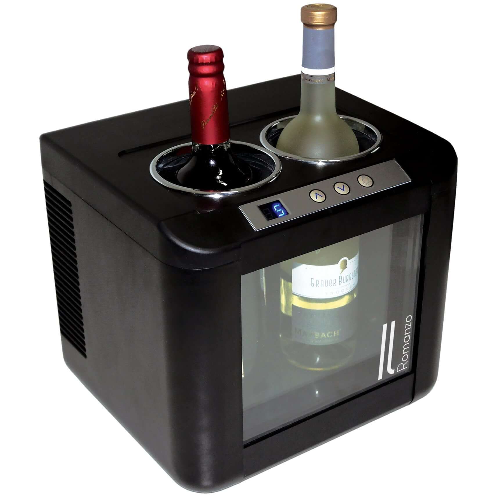 Vinotemp 2-Bottle Thermoelectric Open Wine Cooler