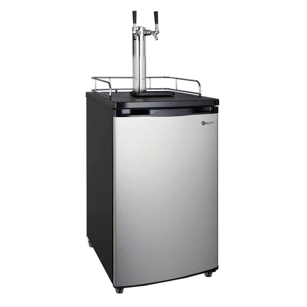 Kegco 20 Wide Homebrew Dual Tap Stainless Kegerator