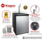 Kegco 24" Wide Single Tap Stainless Steel Kegerator
