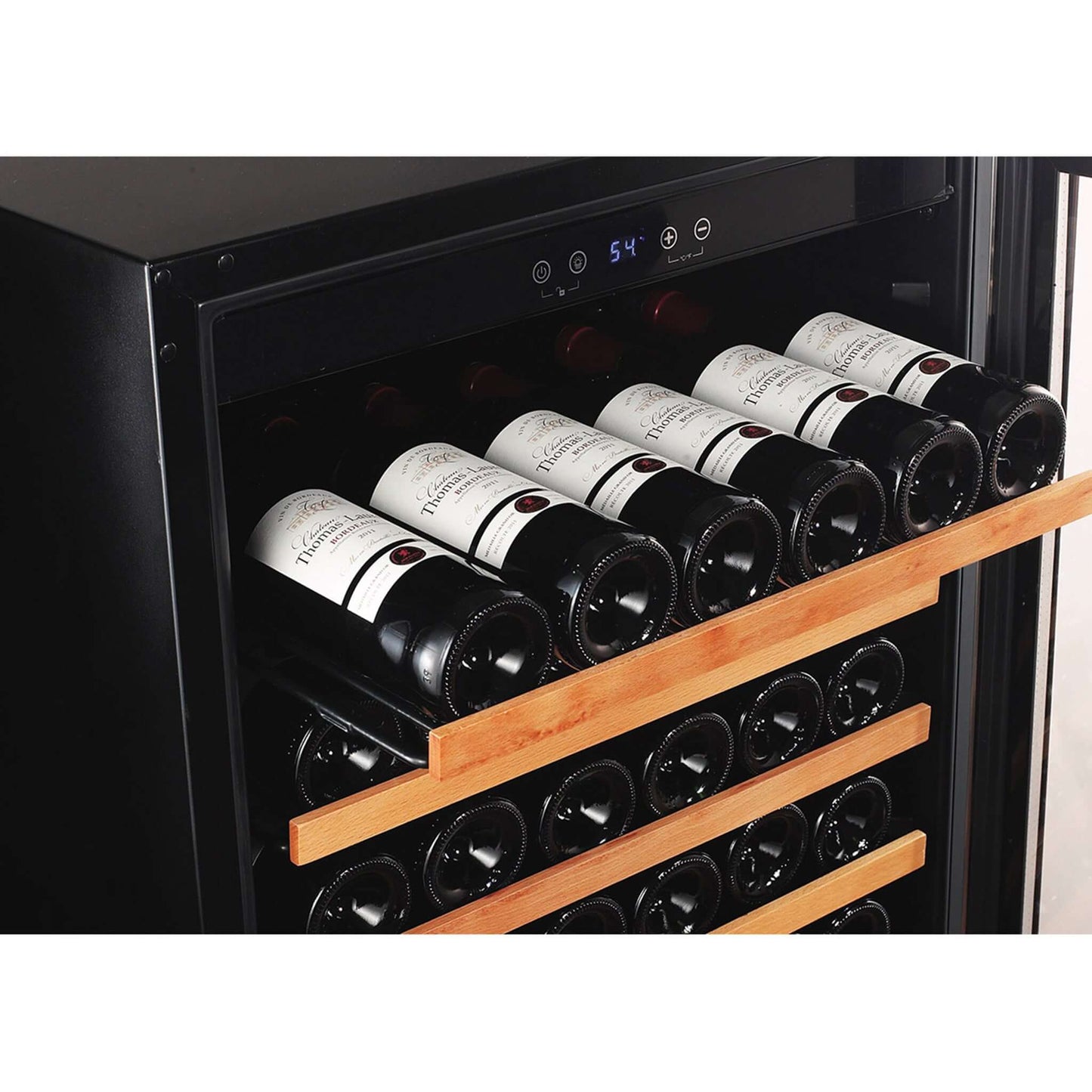 Smith & Hanks 166 Bottle Single Zone Stainless Steel Wine Refrigerator