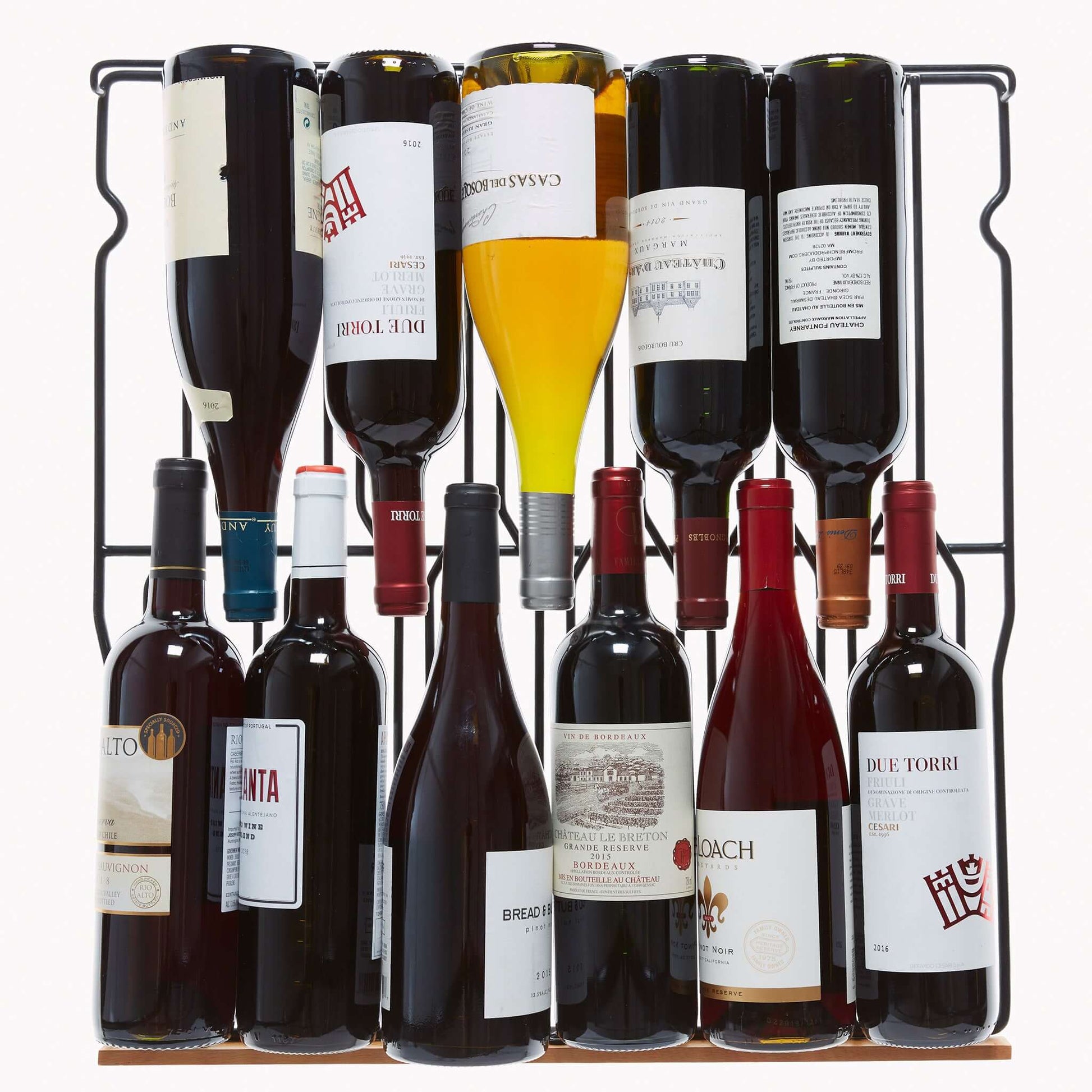 Smith & Hanks 166 Bottle Single Zone Stainless Steel Wine Refrigerator
