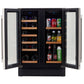 Smith & Hanks Dual Zone Stainless Steel Under Counter Wine and Beverage Cooler