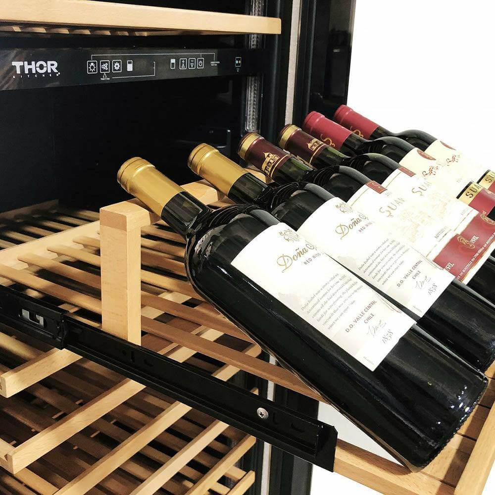 24 Inch Dual Zone Wine Cooler, 162 Wine Bottle Capacity – Model TWC2403DI