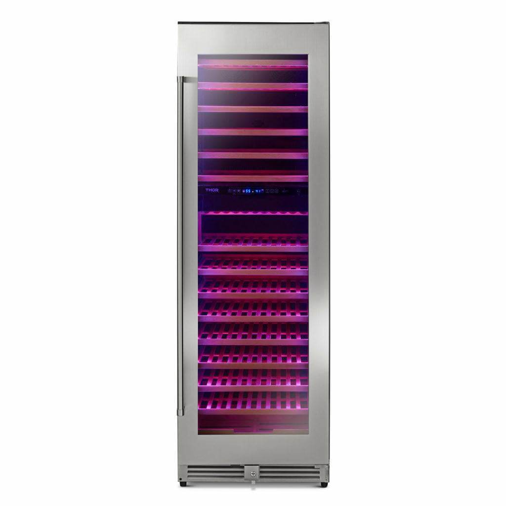 24 Inch Dual Zone Wine Cooler, 162 Wine Bottle Capacity – Model TWC2403DI
