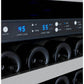 Allavino 47" Wide FlexCount II Tru-Vino 344 Bottle Four-Zone Stainless Steel Side-by-Side Wine Refrigerator