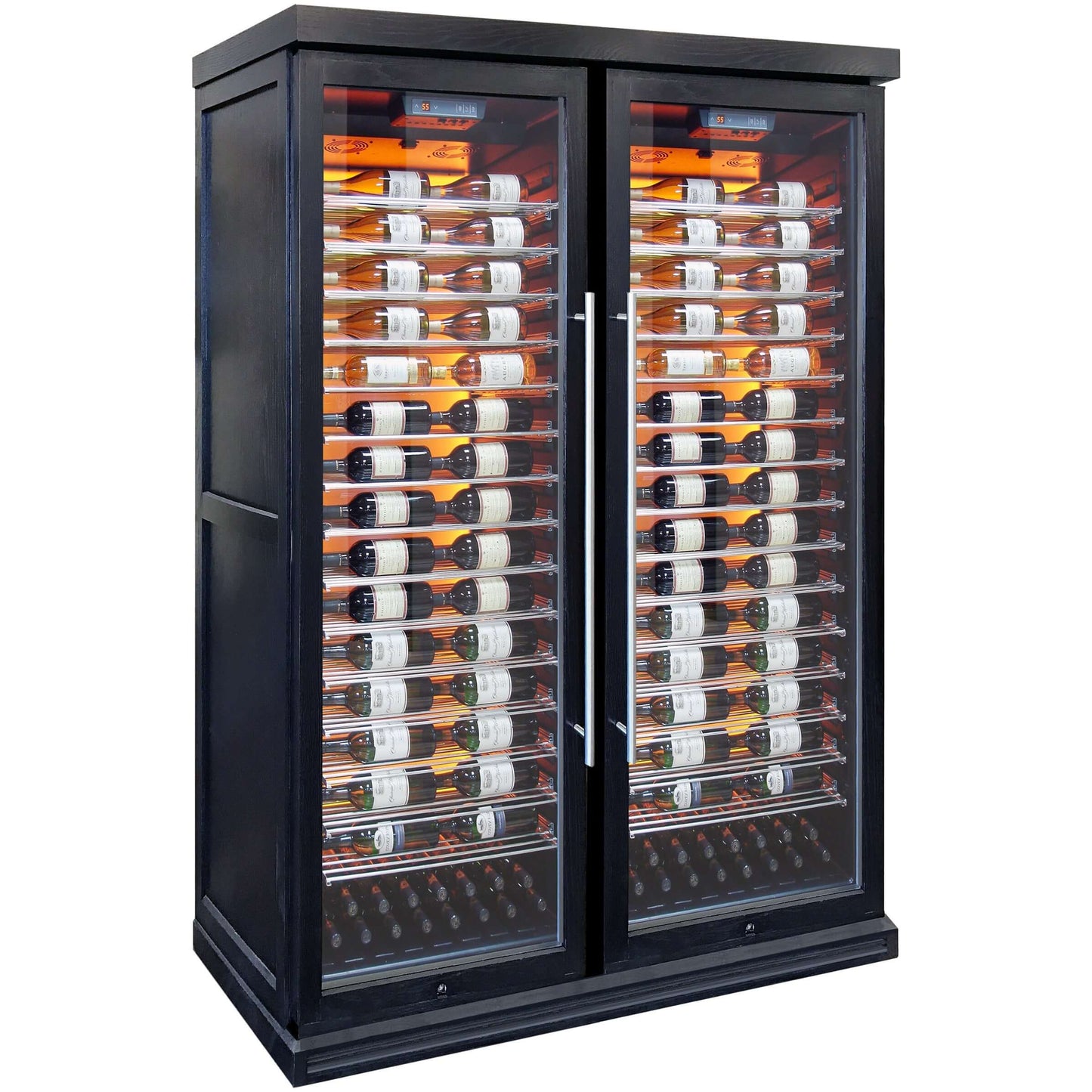 Vinotemp Private Reserve Series 141-Bottle Backlit Panel Commercial 168 Single-Zone Wine Cooler