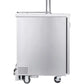 Kegco 24" Wide Homebrew Triple Tap All Stainless Steel Kegerator with Kegs