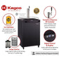 Kegco 24" Wide Single Tap Black Commercial/Residential Kegerator