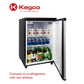 Kegco 20" Wide Dual Tap Stainless Steel Kegerator