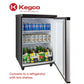 Kegco 24" Wide Dual Tap Stainless Steel Kegerator
