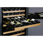 Allavino 24" Wide FlexCount II Tru-Vino 177 Bottle Single Zone Black Wine Refrigerator