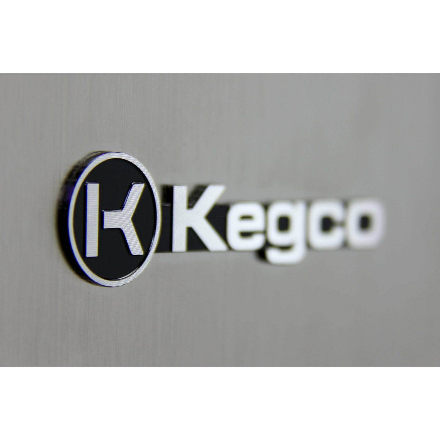 Kegco 15" Wide Single Tap Stainless Steel Built-In Right Hinge Kegerator