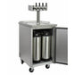 Kegco 24" Wide Homebrew Four Tap All Stainless Steel Commercial Kegerator with Kegs