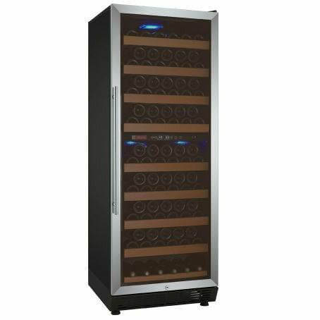 Allavino 24 Wide Vite II Tru-Vino 99 Bottle Dual Zone Stainless Steel Right Hinge Wine Refrigerator